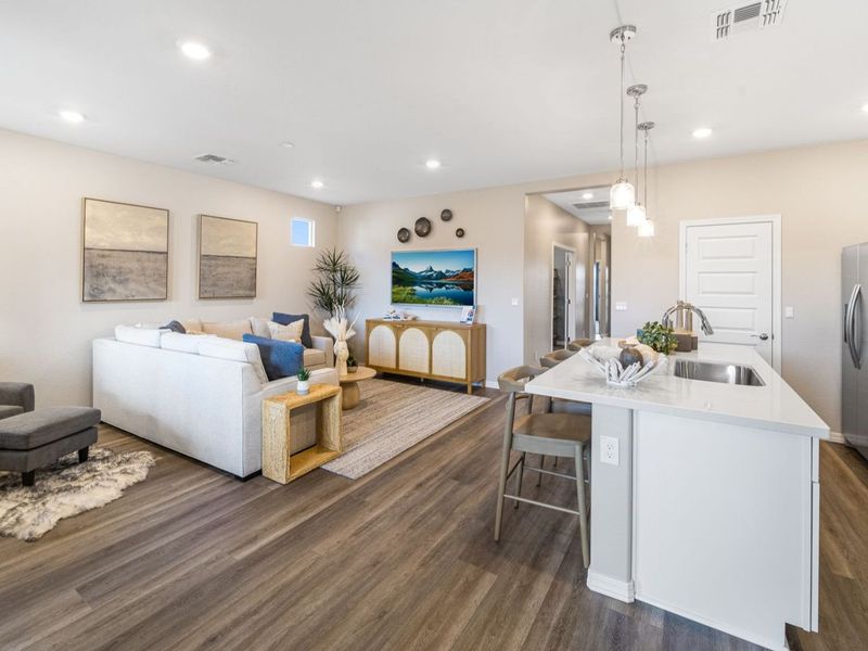 Representative furnished interior of a home built from the The Newport A by Davidson Homes LLC in South Ranch Destination Collection, Prescott (Image 18).