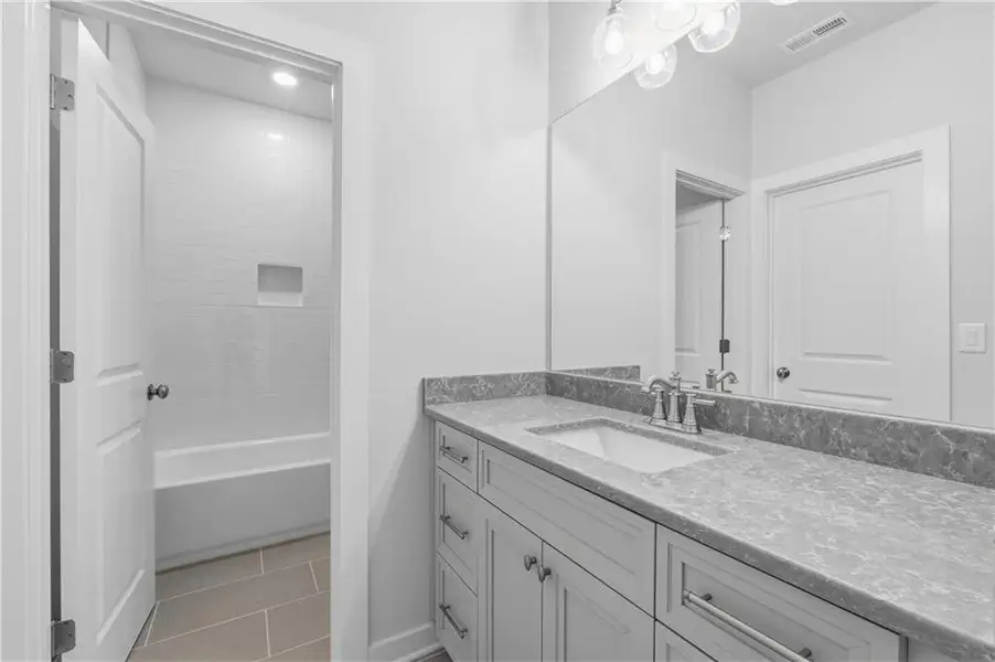 Furnished interior view inside a new home in , Milton (Image 12).