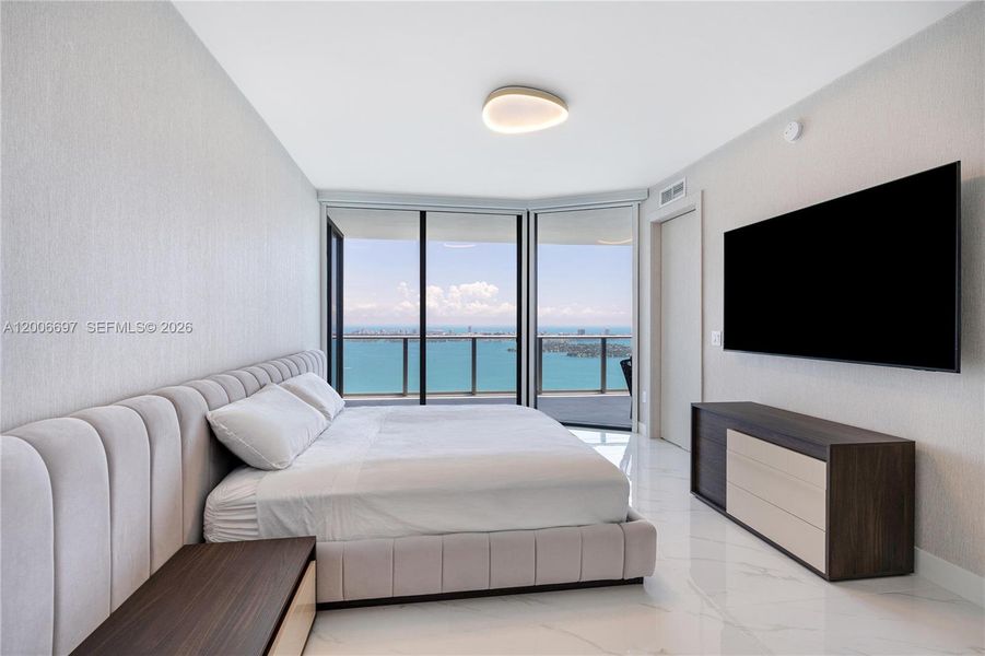 Furnished interior view inside a new home in , Miami (Image 16).