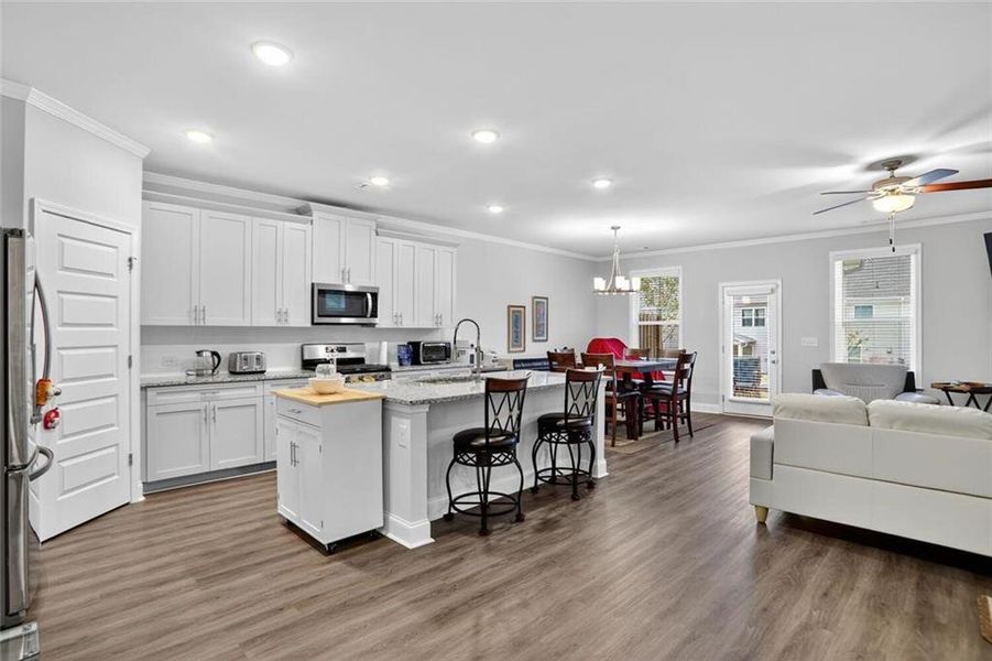 Furnished interior view inside a new home in , Atlanta (Image 13).