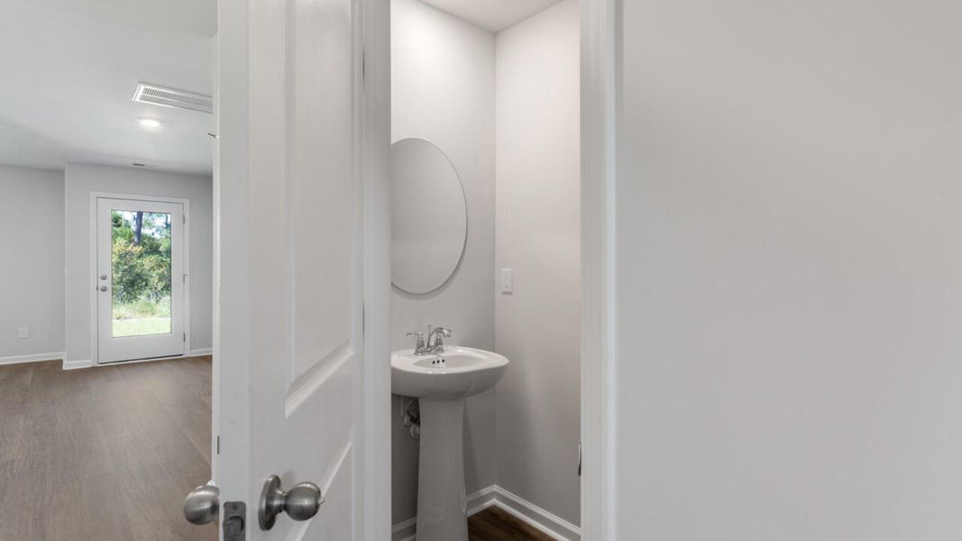 Furnished interior view inside a new home in The Landing at Sidbury Station, Castle Hayne (Image 11).