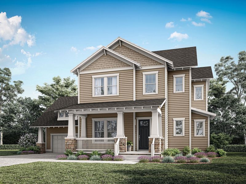 Representative exterior photo of a completed home built from the Sanibel by Mattamy Homes in Celebration - Island Village, Celebration, FL (Image 3). Representative exterior photo of a completed home built from the Sanibel by Mattamy Homes in Celebration - Island Village, Celebration, FL (Image 3).