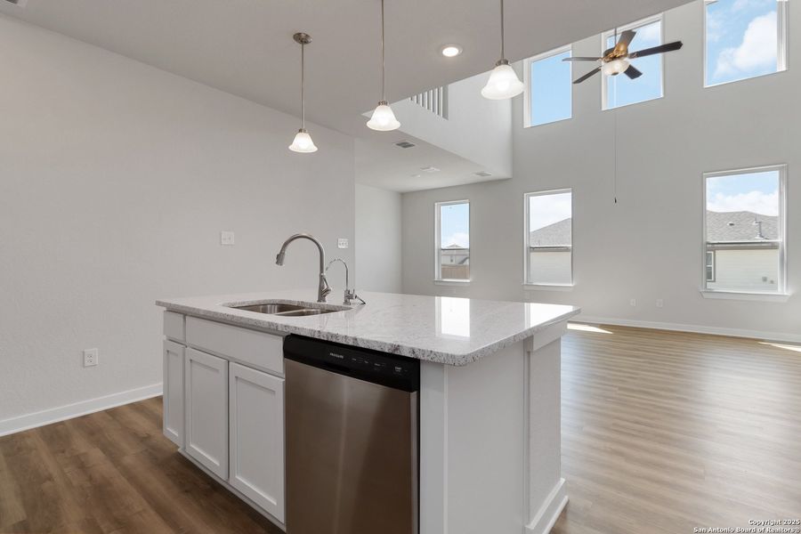 Furnished interior view inside a new home in Hickory Ridge, Elmendorf (Image 5).
