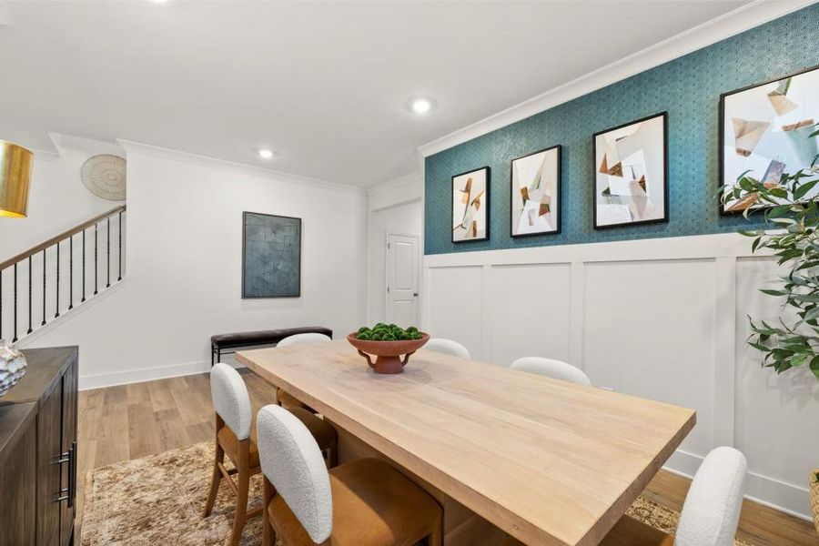 Furnished interior view inside a new home in Twelve Parks 55+, Sharpsburg (Image 19).