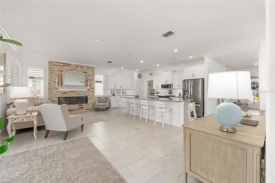 Furnished interior view inside a new home in , Ocala (Image 39).