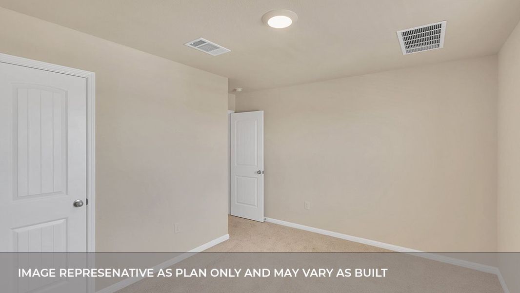 Spacious, unfurnished interior of a new home in Bar W Ranch, Leander (Image 35).