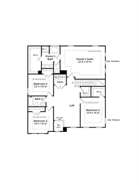 2D floor plan layout of this home in Chapel Hill, Newnan, GA (Image 4). 2D floor plan layout of this home in Chapel Hill, Newnan, GA (Image 4).
