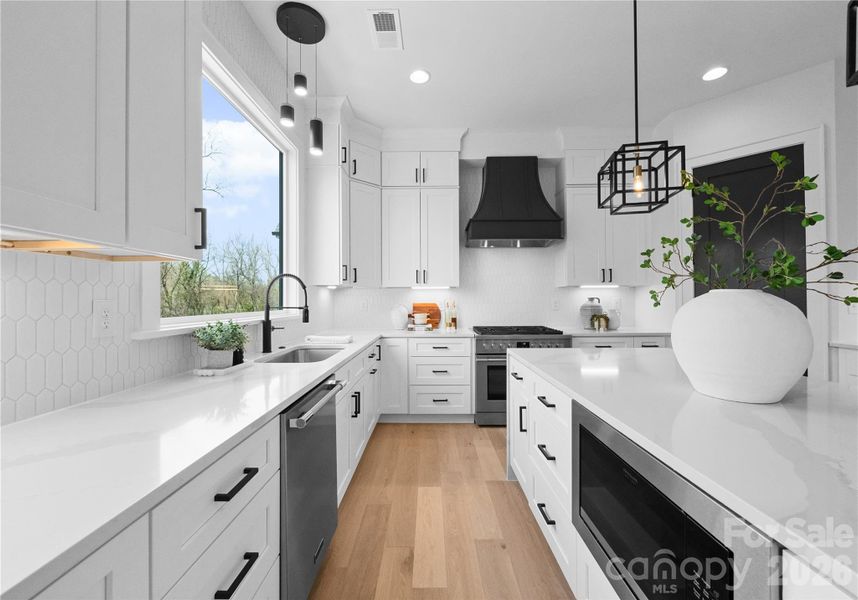 Furnished interior view inside a new home in , Charlotte (Image 36).