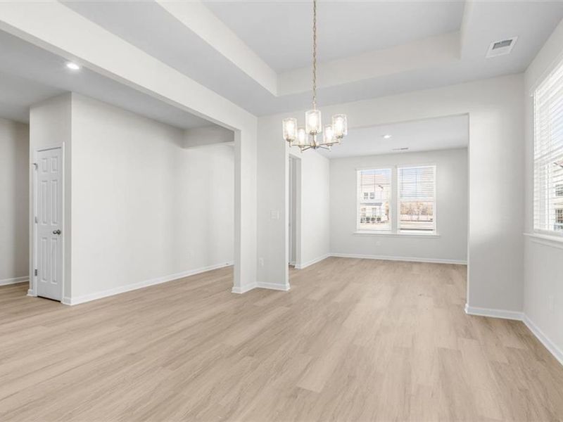 Spacious, unfurnished interior of a new home in Wehunt Meadows, Hoschton (Image 16).