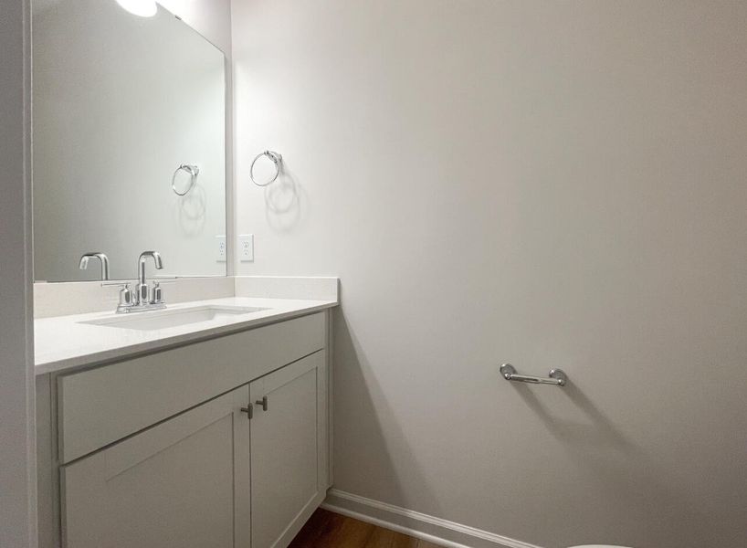 Furnished interior view inside a new home in Attenborough Townhomes, Piedmont (Image 4). Furnished interior view inside a new home in Attenborough Townhomes, Piedmont (Image 4).