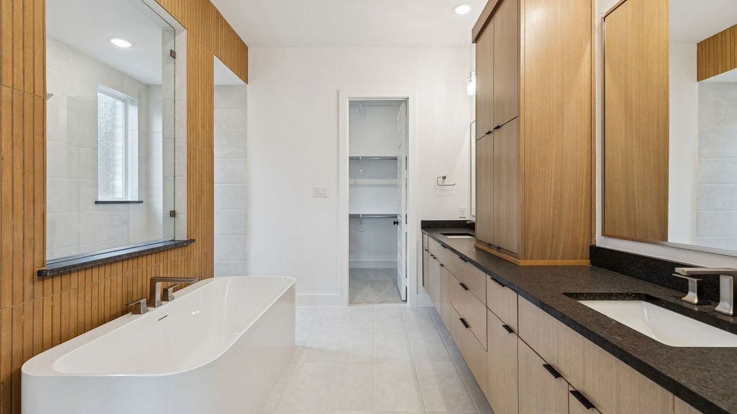 Representative furnished interior of a home built from the Reese II by Southgate Homes in The Reserve at Watters, Allen (Image 6).