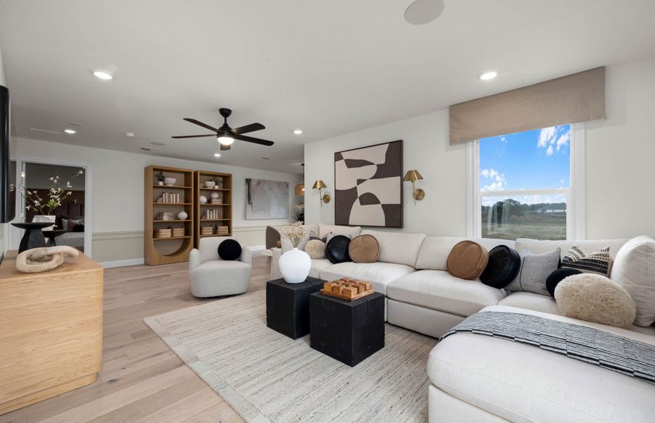 Representative furnished interior of a home built from the Mystique by Del Webb in Sun City Texas, Georgetown (Image 21). Representative furnished interior of a home built from the Mystique by Del Webb in Sun City Texas, Georgetown (Image 21).