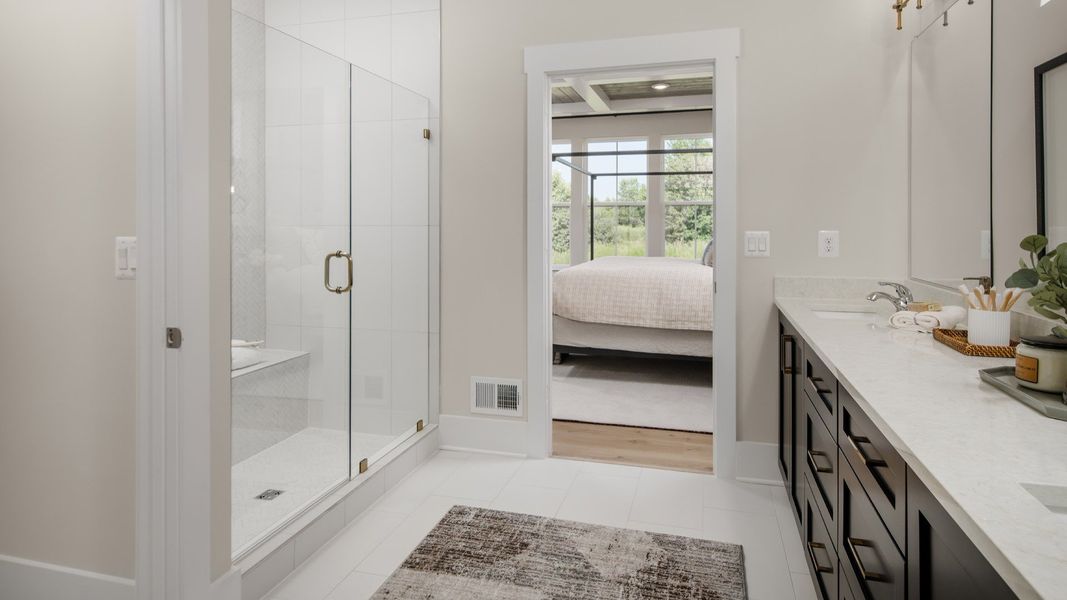 Brook Run Villas by DRB Elevate in Fort Mill SC - Primary Bathroom