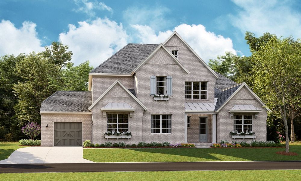 Representative exterior photo of a completed home built from the Monterey by Classica Homes in Riverchase Estates, Lancaster, SC (Image 2).