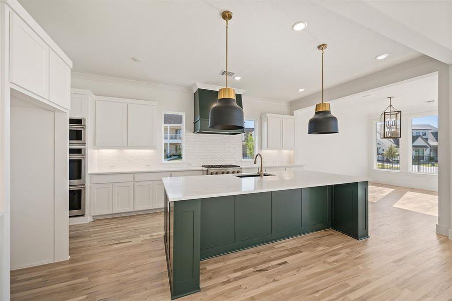Furnished interior view inside a new home in Parks of Aledo, Aledo (Image 4).