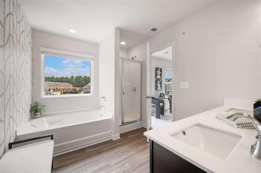 Furnished interior view inside a new home in , Jonesboro (Image 17). Furnished interior view inside a new home in , Jonesboro (Image 17).