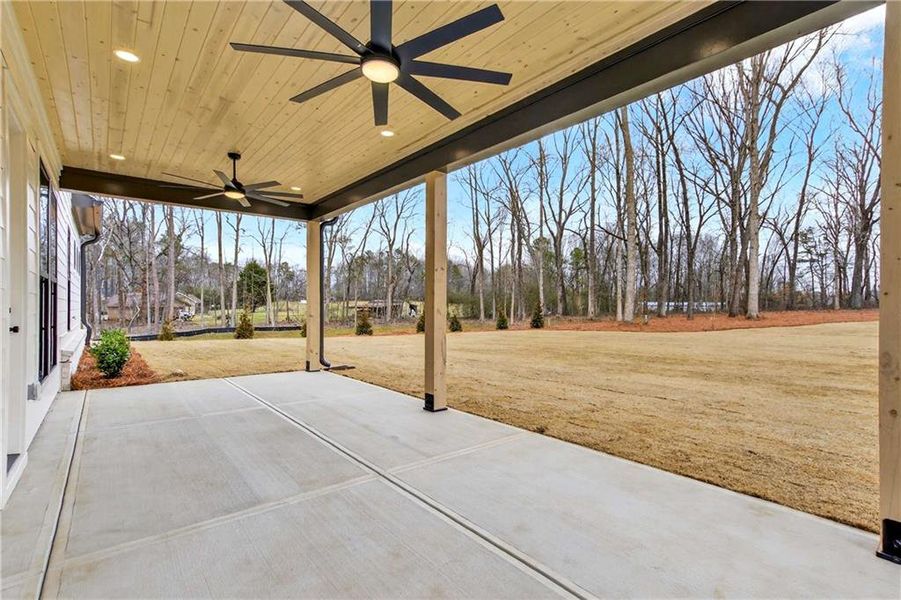 Exterior details and patio area of a home in , Cumming (Image 31).