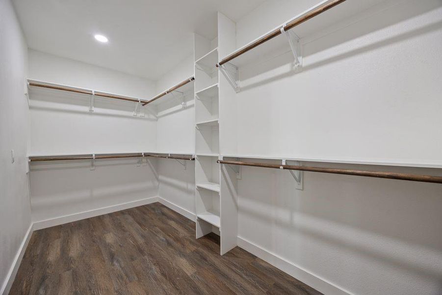 Primary Walk in Closet Primary Walk in Closet