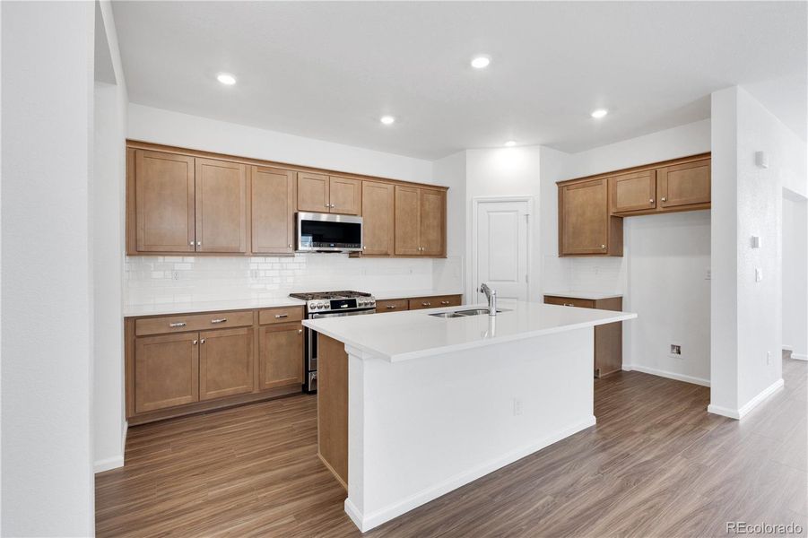 Furnished interior view inside a new home in , Aurora (Image 5).