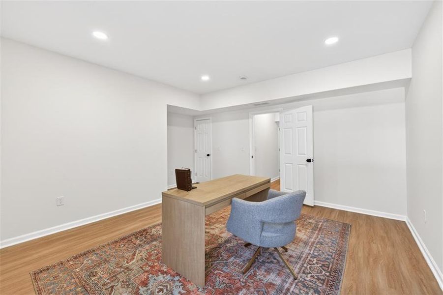 Furnished interior view inside a new home in Town Farms, Peachtree Corners (Image 15).