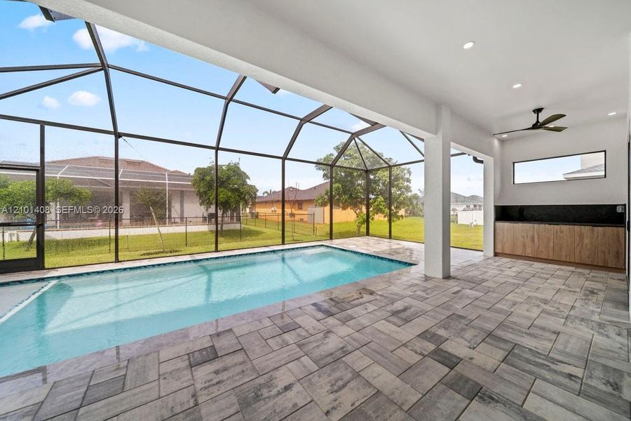 Exterior details and patio area of a home in , Cape Coral (Image 3).