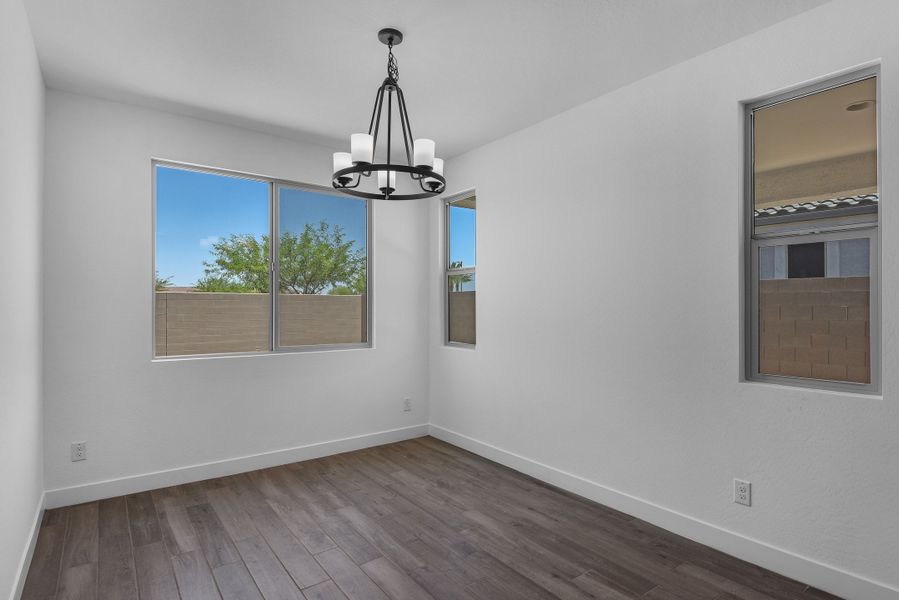 Spacious, unfurnished interior of a new home in CantaMia at Estrella 55+, Goodyear (Image 22).