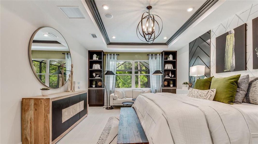 Furnished interior view inside a new home in Cresswind DeLand, Deland (Image 3).