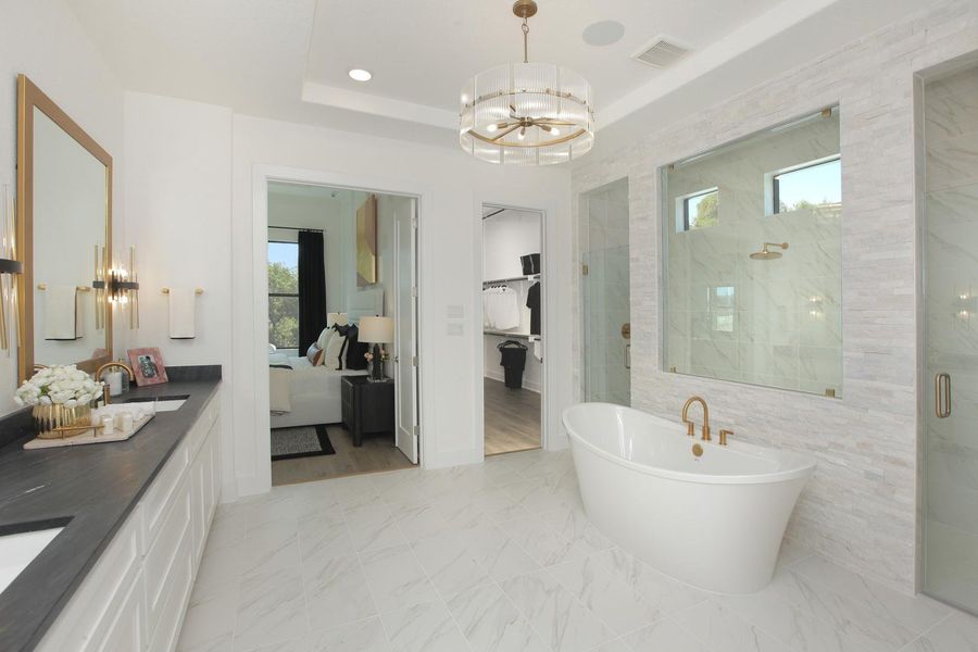 Furnished interior view inside a new home in , Georgetown (Image 29).