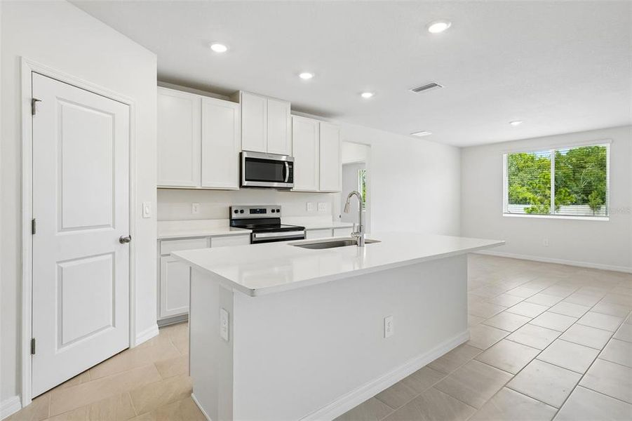 Furnished interior view inside a new home in Pine Ridge Meadows, Hudson (Image 30).