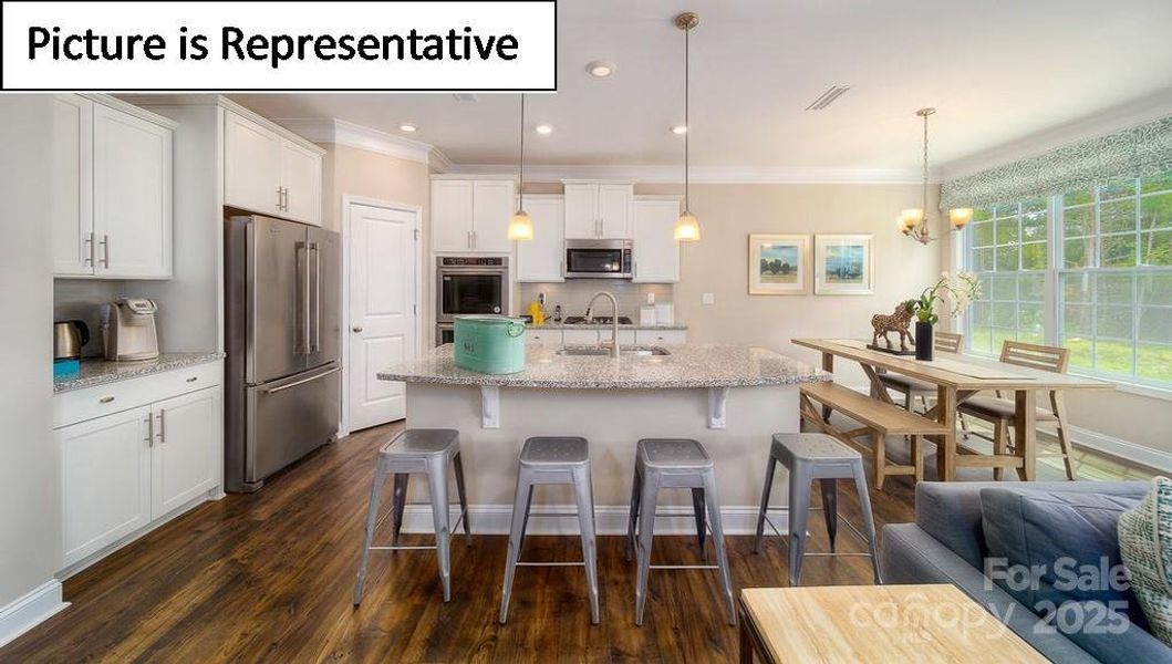 Furnished interior view inside a new home in Sylvan Creek, Denver (Image 35).