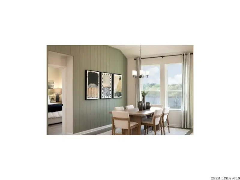 Furnished interior view inside a new home in Comanche Ridge, San Antonio (Image 6).