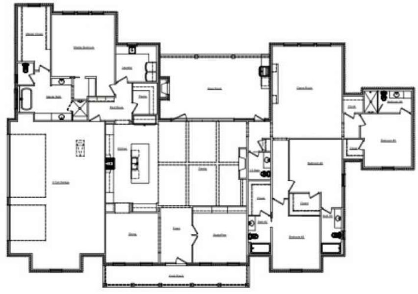2D floor plan layout of this home in , Aledo, TX (Image 5).