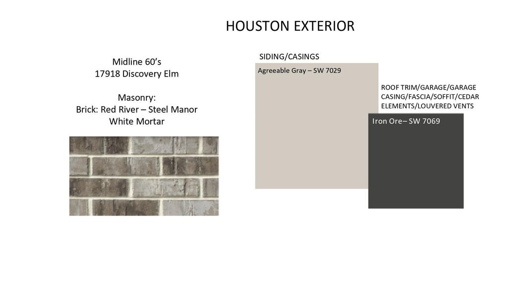 Sample of building materials used in homes in Midline, Webster (Image 5).