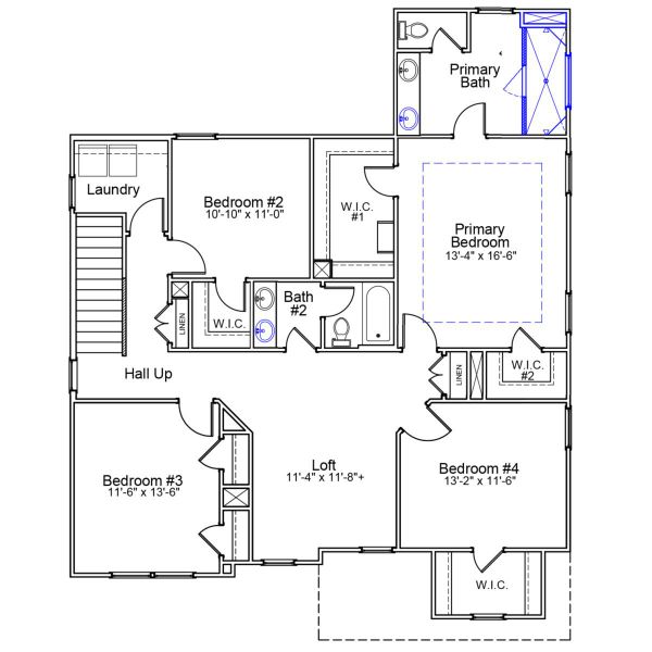 2D floor plan layout of this home in Sweetbrier, Durham, NC (Image 3). 2D floor plan layout of this home in Sweetbrier, Durham, NC (Image 3).