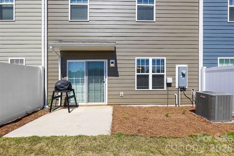 Exterior details and patio area of a home in , Stanley (Image 24).