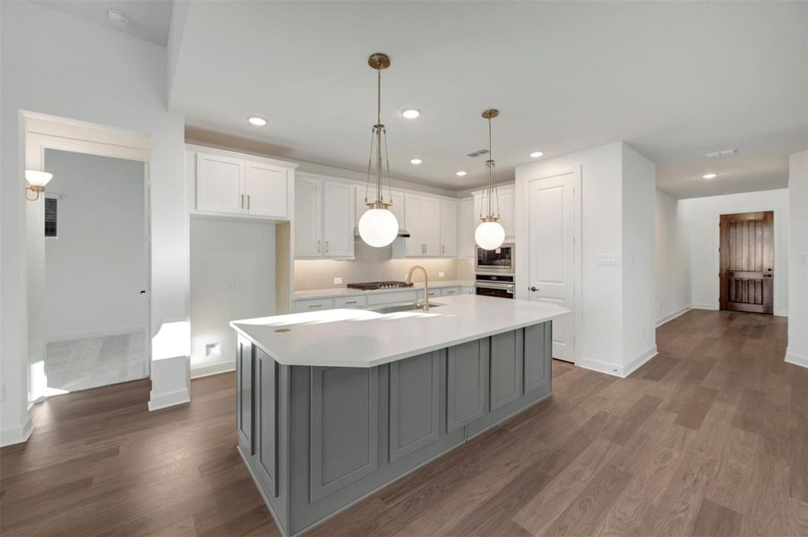 Furnished interior view inside a new home in Riceland - Enclave Collection, Mont Belvieu (Image 13).