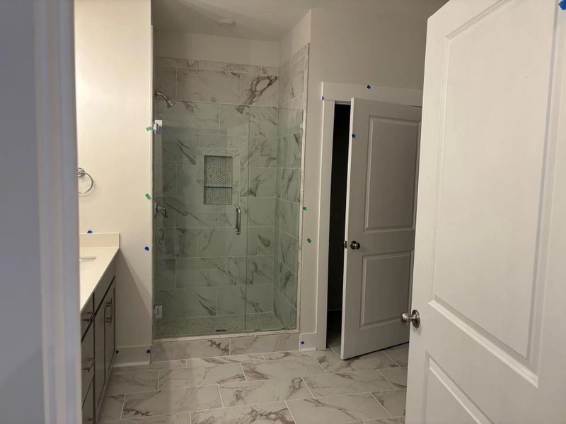 The Dahlia B Primary Suite Bathroom