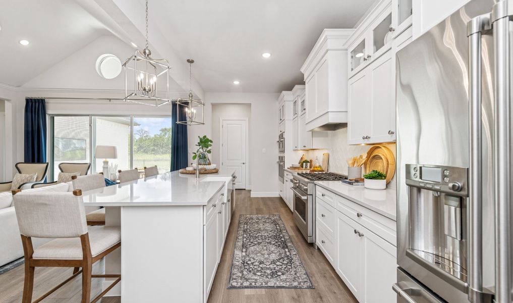 Kitchen with stainless steel appliances Kitchen with stainless steel appliances