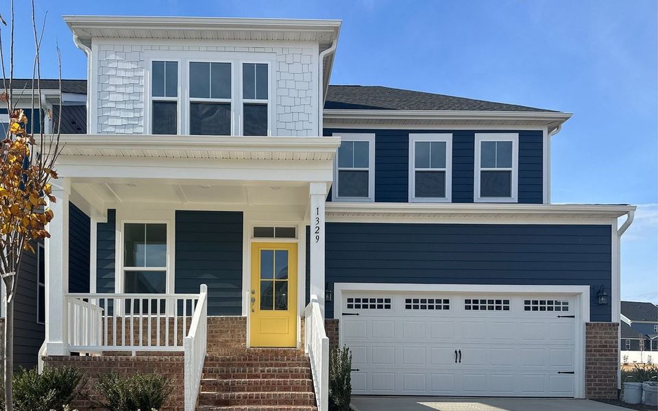 Representative exterior photo of a completed home built from the Sterling by Brookfield Residential in Wendell Falls, Wendell, NC (Image 23).