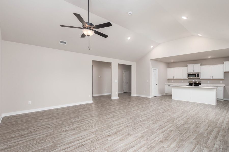 Representative unfurnished interior of a home built from the Sitka by Nason Homes in Brady Estates, Murfreesboro (Image 19).
