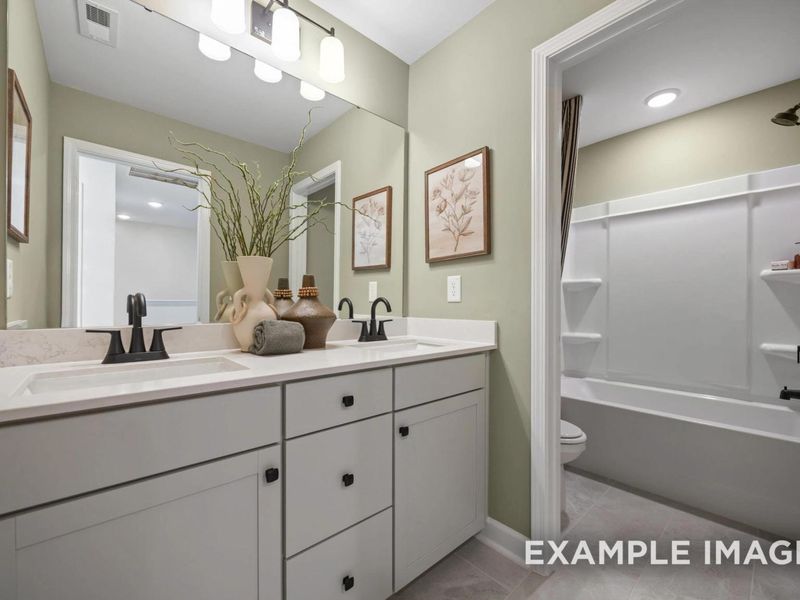 Furnished interior view inside a new home in Camden Park, Knightdale (Image 26).