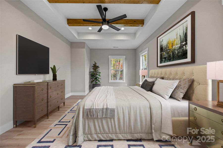 Furnished interior view inside a new home in , Asheville (Image 18).