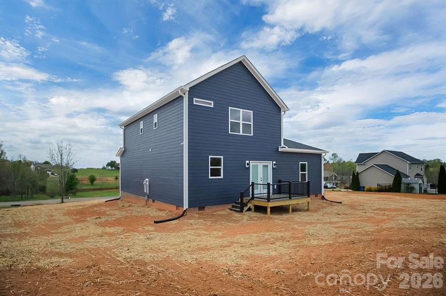 Exterior details and patio area of a home in , Shelby (Image 23).