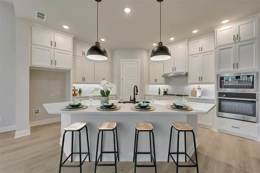 Furnished interior view inside a new home in Sandbrock Ranch, Aubrey (Image 8).