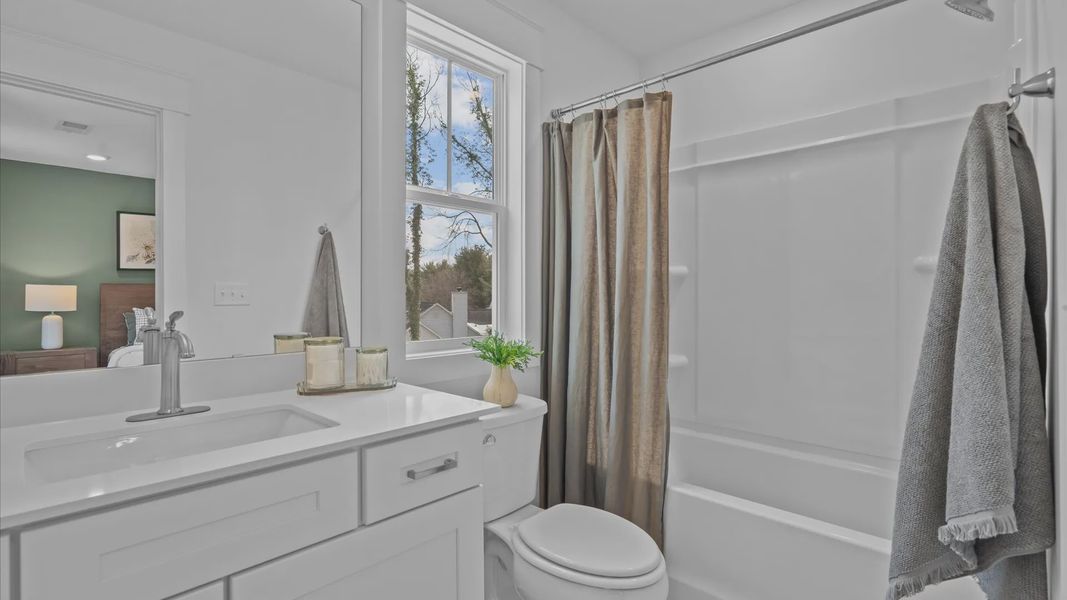 Furnished interior view inside a new home in Creeks at Midway, Anderson (Image 23).