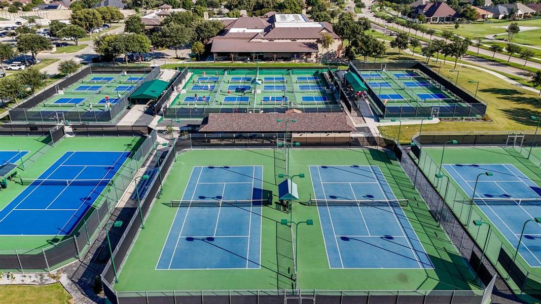 16 pickleball courts!  And tennis courts too!