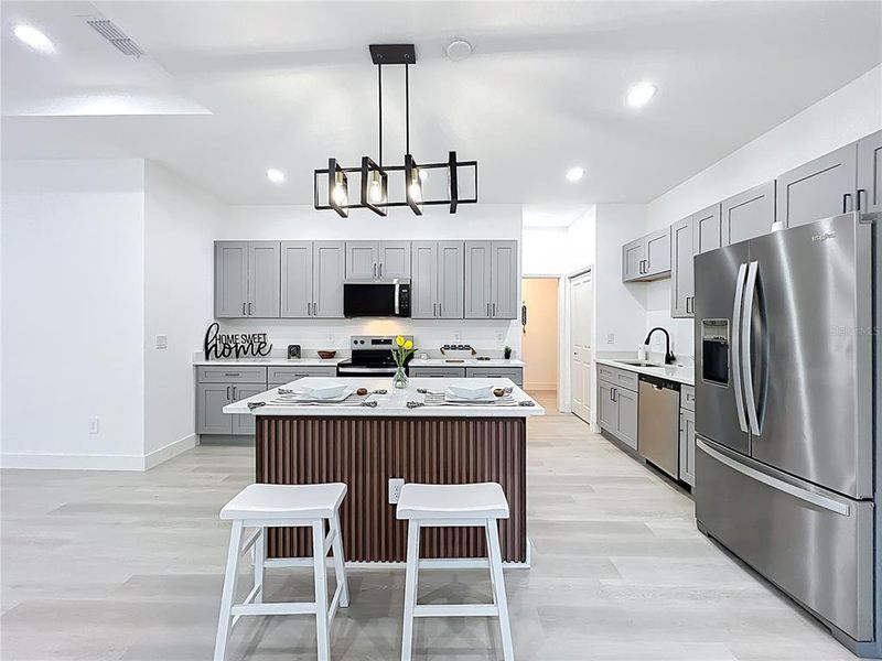 Furnished interior view inside a new home in , Orlando (Image 10).