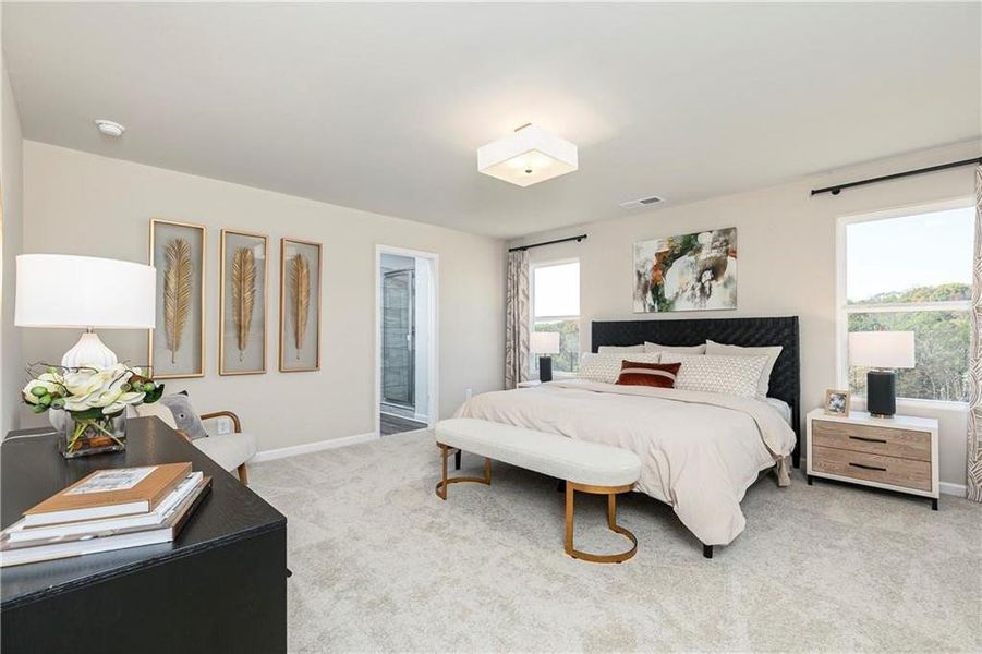 Furnished interior view inside a new home in Riverside Ridge, Lawrenceville (Image 14).