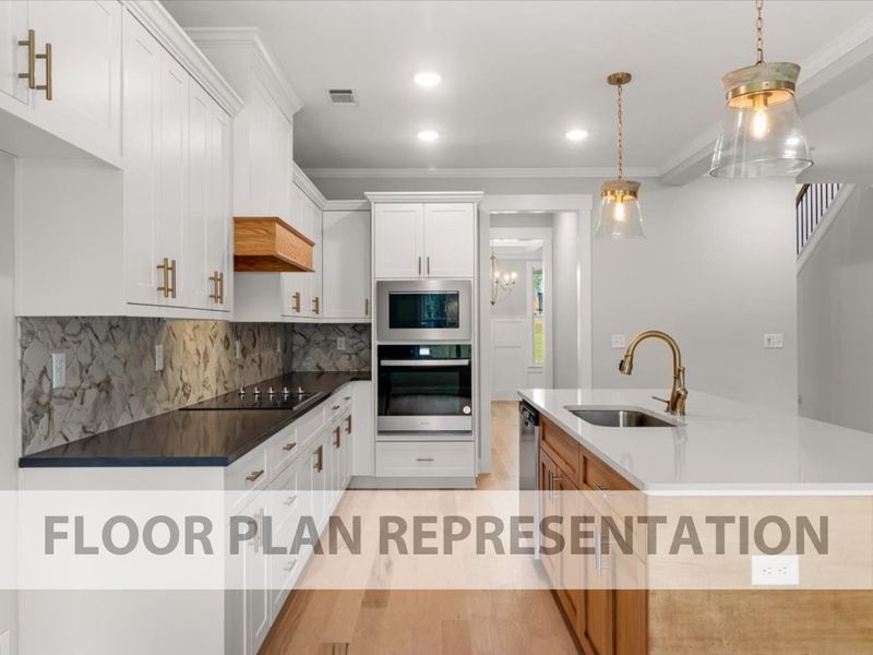 Nottaway Floor Plan Representation | Kitchen to Formal Dining