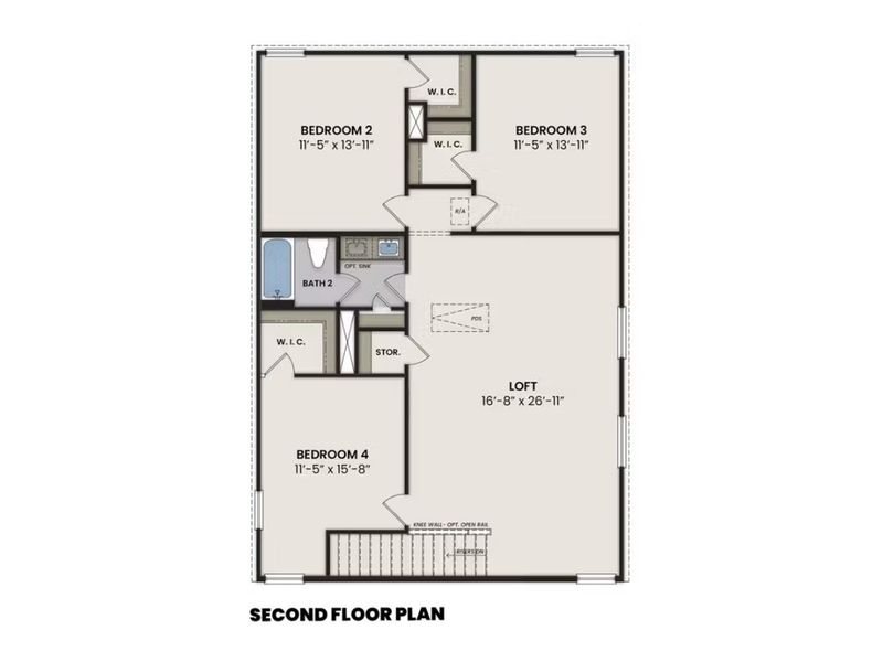 2D floor plan layout of this home in Heartland, Heartland, TX (Image 3).